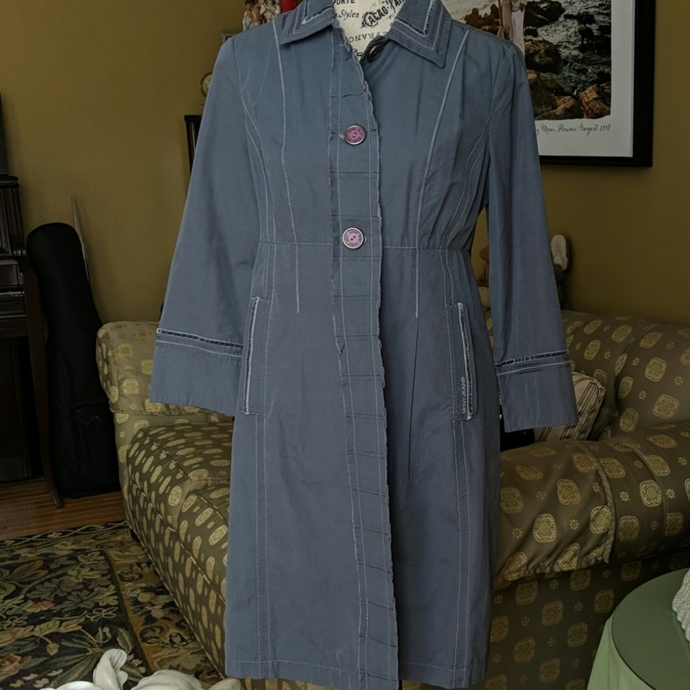 Charcoal grey duster